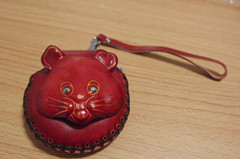 Coin purse with strap (Rat design)(NEW)