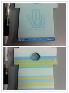 T-shirt design memo pad