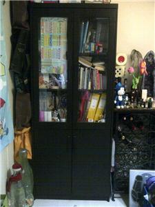 :-):-)WTS: Wooden Bookshelf with doors:-):-)