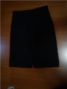 S size black office skirt