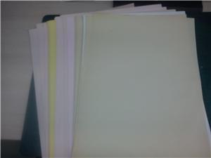 10 pieces of colored n white paper