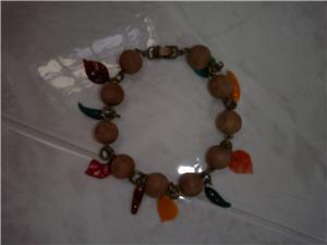 cute wooden bead bracelet