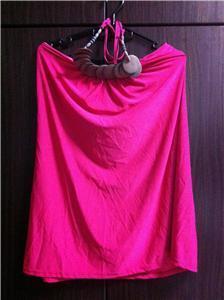 Pink halter beach dress-super soft material