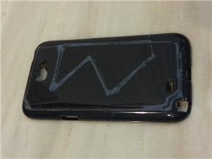 Black note2 plastic cover