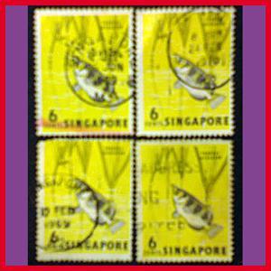 Even Rare Find of Fish Series off corners STAMP