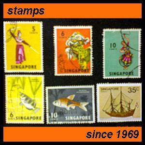 Mixed collection since 1970s stamps