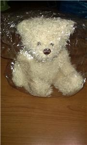 White teddy bear-New