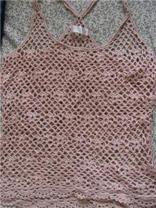 crochet knitted top