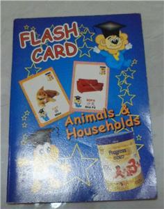 Flash card books for toddler - Animals