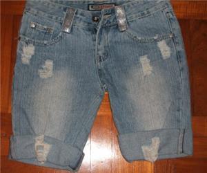 brand new denim 3 quarter pants