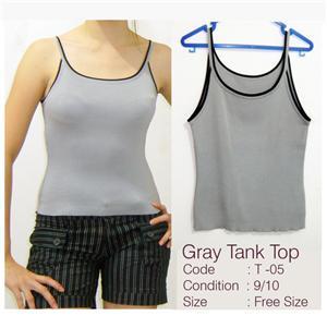 Grey Tank Top - Fit to your Body 