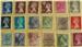 18 used stamps in good condition. 
Dimemsion 2 by 2.3cm.