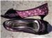 Feminine purple floral kitten heels sz 5 for sale! 

Exactly as shown in pic 

Only gently worn once  and is in pristine condition