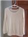 Warm and cosy cream knit pullover, easy to match with any outfit and keeps you nice and warm. 